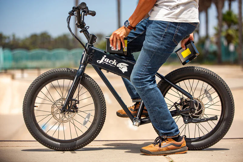 JackRabbit XG - Lightweight & Compact XL All-Terrain Micro eBike, Black