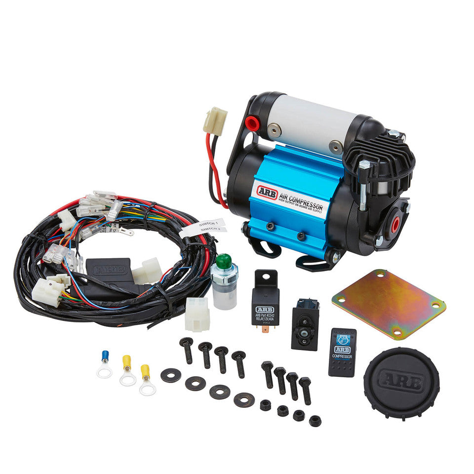 Single Motor Onboard 12V Air Compressor for Off-Road and Overland Use