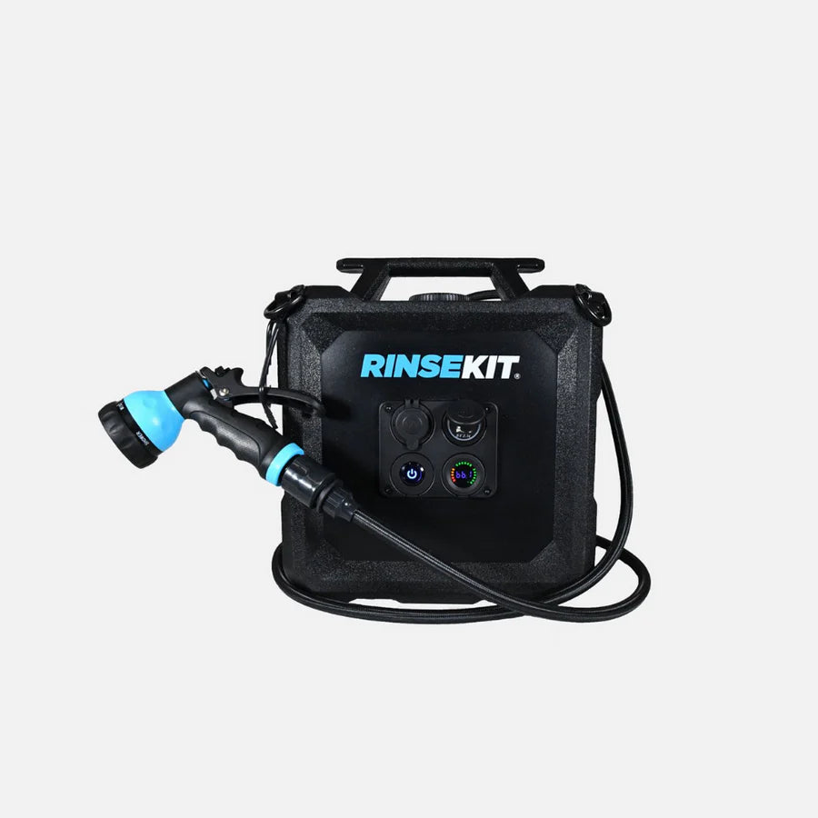 RinseKit Cube Electric Portable Shower – 4 Gallon High-Pressure Camping Shower