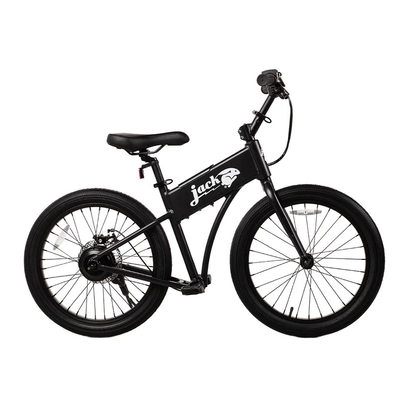 JackRabbit OG2 - Lightweight & Compact All-Terrain Micro eBike, Black