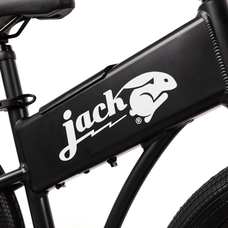 JackRabbit OG2 - Lightweight & Compact All-Terrain Micro eBike, Black