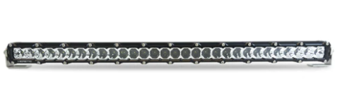 Heretic 6 Series Light Bar - 30 Inch: Black Bezel | Stainless Bolts | Combo Reflector | Clear Lens