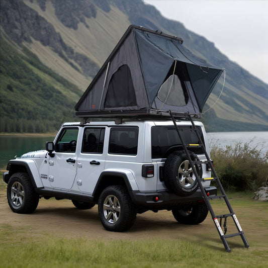 All-Weather Hard Shell Roof Top Tent 2-3 Person – Fits Jeep, Toyota 4Runner, Tacoma, RAV4, and More