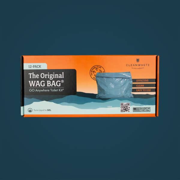 Original Wag Bag GO Anywhere Toilet Kit - 12 Pack